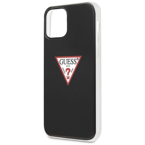 Guess GUHCP12MPCUCTLBK iPhone 12 Pro / iPhone 12 czarny/black hardcase Triangle Collection - Apple Cases - Cases - Techbox