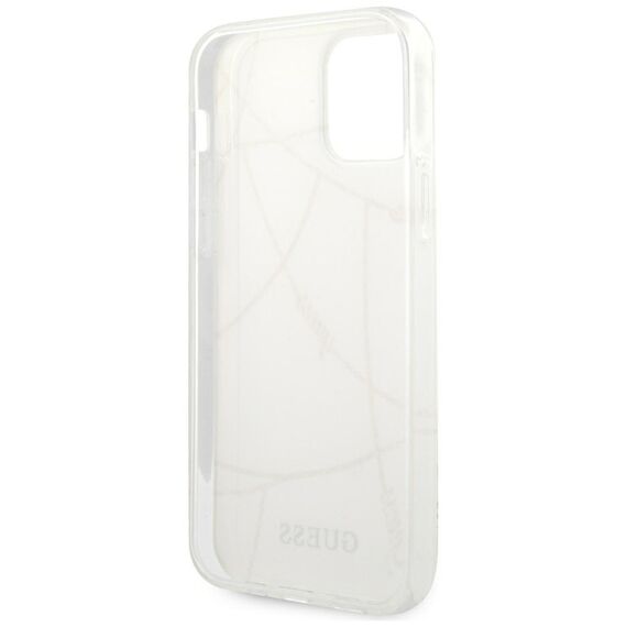 Guess GUHCP12SPCUCHWH iPhone 12 5,4" biaÅ‚y/white hardcase Gold Chain CollectionGuess / GUE000874 - Apple Cases - Cases - Techbox