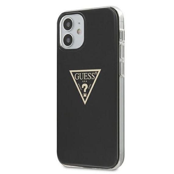 Guess GUHCP12SPCUMPTBK iPhone 12 5,4" czarny/black hardcase Metallic CollectionGuess / GUE000837 - Apple Cases - Cases - Techbox