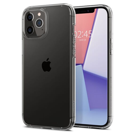 SPIGEN ULTRA HYBRID IPHONE 12/12 PRO CRYSTAL CLEAR - Apple Cases - Cases - Techbox