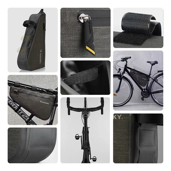 Wozinsky frame bike bag 5L gray (WBB15BK) - Smartphone Holders - Smartphones - Techbox