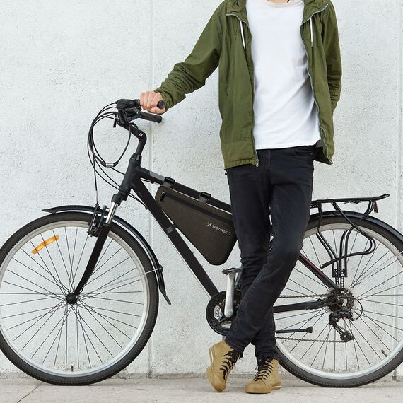 Wozinsky frame bike bag 5L gray (WBB15BK) - Smartphone Holders - Smartphones - Techbox