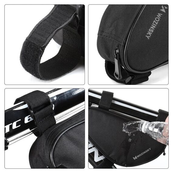 Wozinsky bike bag for 1.5l bike frame black (WBB11BK) - Smartphone Holders - Smartphones - Techbox