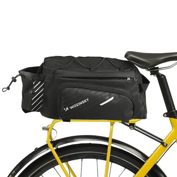 Wozinsky bike carrier bag with 9l shoulder strap (rain cover included) black (WBB22BK) - Smartphone Holders - Smartphones - Techbox