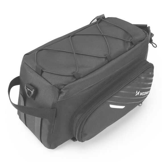 Wozinsky bike carrier bag with 9l shoulder strap (rain cover included) black (WBB22BK) - Smartphone Holders - Smartphones - Techbox