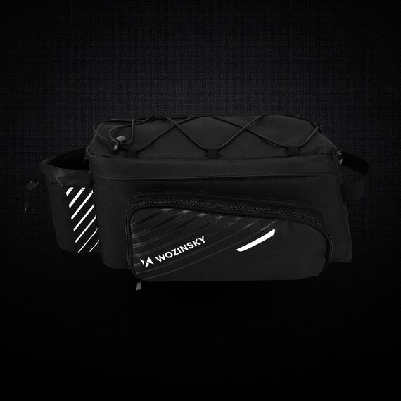 Wozinsky bike carrier bag with 9l shoulder strap (rain cover included) black (WBB22BK) - Smartphone Holders - Smartphones - Techbox