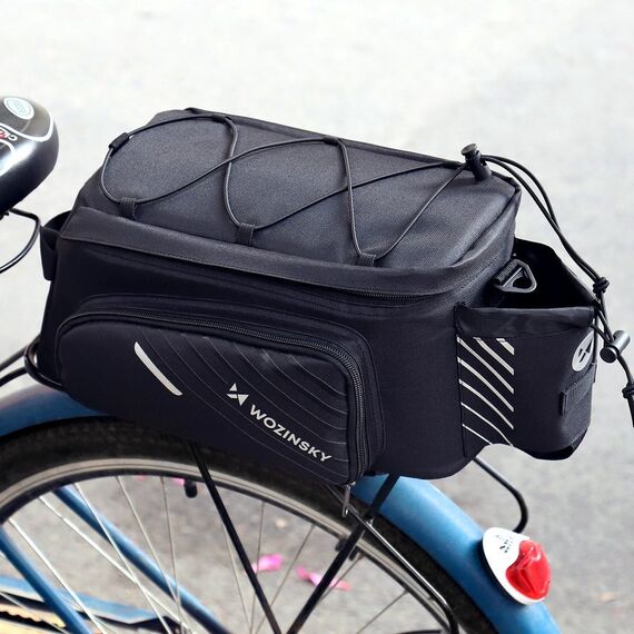 Wozinsky bike carrier bag with 9l shoulder strap (rain cover included) black (WBB22BK) - Smartphone Holders - Smartphones - Techbox
