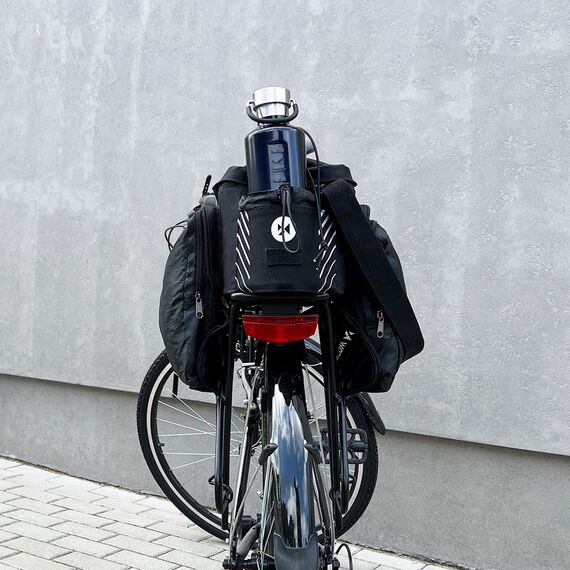 Wozinsky bike carrier bag with 9l shoulder strap (rain cover included) black (WBB22BK) - Smartphone Holders - Smartphones - Techbox
