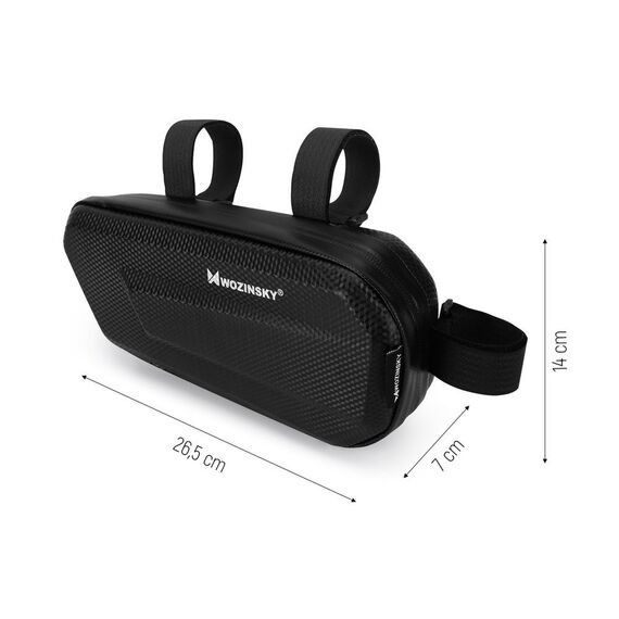 Wozinsky bike frame bag 1.5l black (WBB10BK) - Smartphone Holders - Smartphones - Techbox