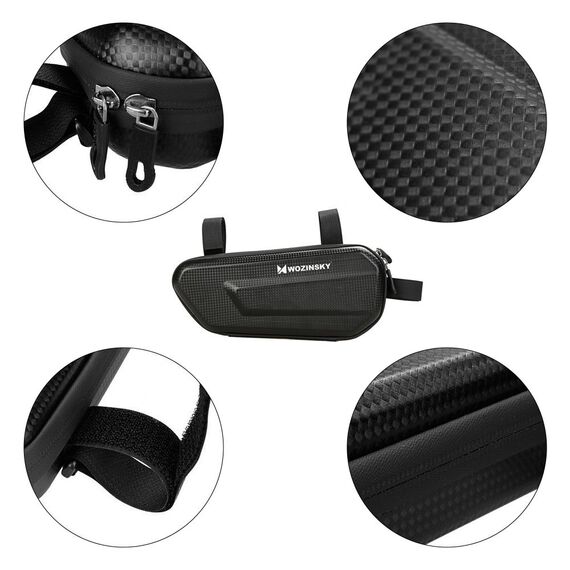 Wozinsky bike frame bag 1.5l black (WBB10BK) - Smartphone Holders - Smartphones - Techbox