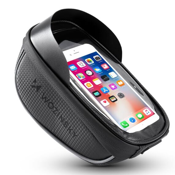 Wozinsky bike handlebar bag with phone case 1l black (WBB16BK) - Smartphone Holders - Smartphones - Techbox
