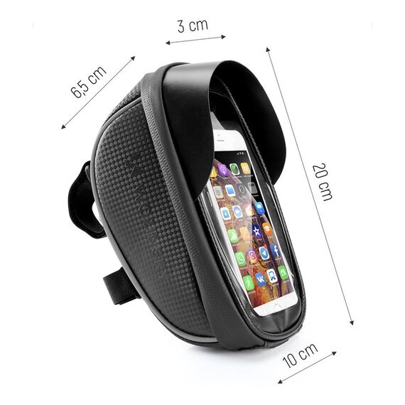 Wozinsky bike handlebar bag with phone case 1l black (WBB16BK) - Smartphone Holders - Smartphones - Techbox