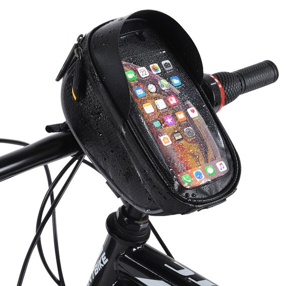 Wozinsky bike handlebar bag with phone case 1l black (WBB16BK) - Smartphone Holders - Smartphones - Techbox