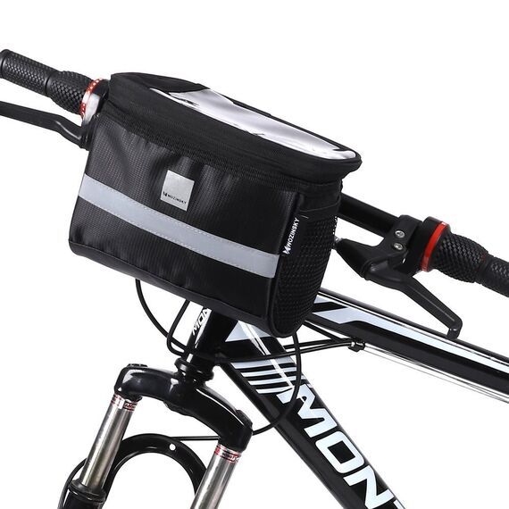 Wozinsky bike handlebar bag with phone case 2l black (WBB12BK) - Smartphone Holders - Smartphones - Techbox