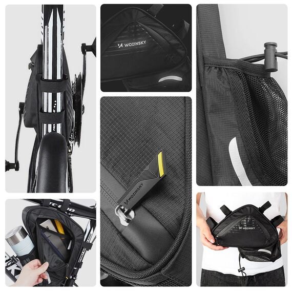 Wozinsky frame bottle bag black (WBB23BK) - Smartphone Holders - Smartphones - Techbox