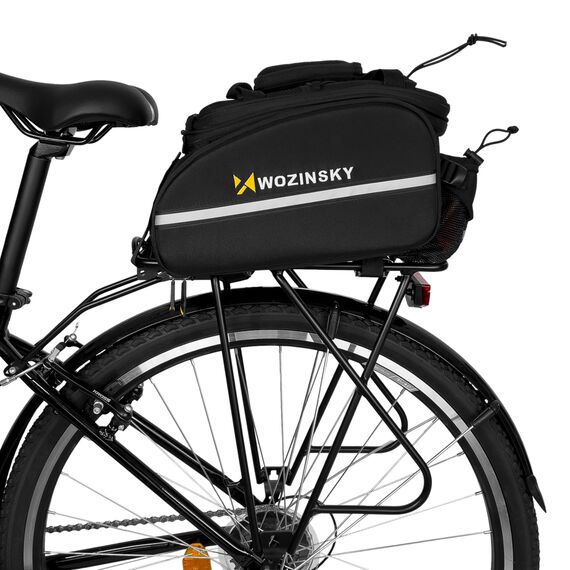 Wozinsky roomy bike carrier bag 35L (rain cover included) black (WBB19BK) - Smartphone Holders - Smartphones - Techbox