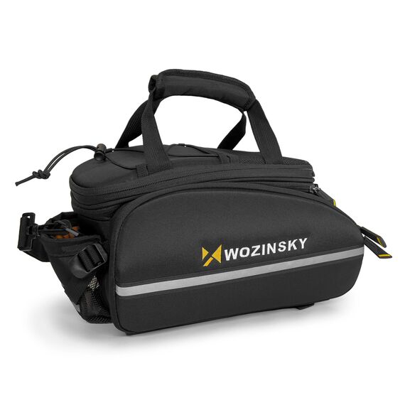 Wozinsky roomy bike carrier bag 35L (rain cover included) black (WBB19BK) - Smartphone Holders - Smartphones - Techbox