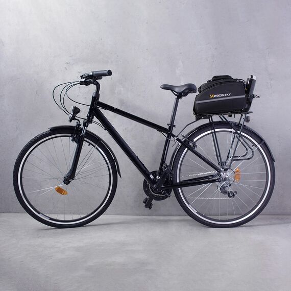 Wozinsky roomy bike carrier bag 35L (rain cover included) black (WBB19BK) - Smartphone Holders - Smartphones - Techbox