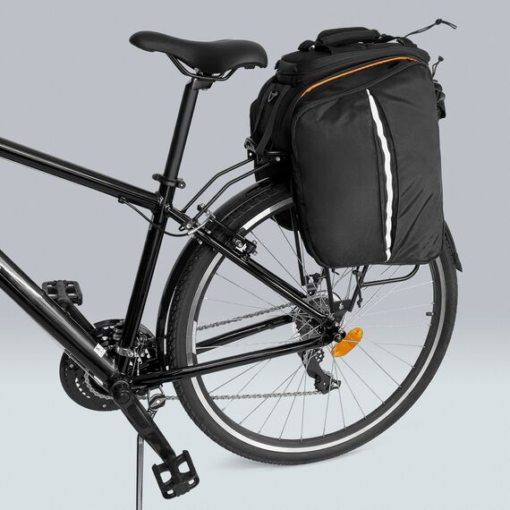 Wozinsky roomy bike carrier bag 35L (rain cover included) black (WBB19BK) - Smartphone Holders - Smartphones - Techbox