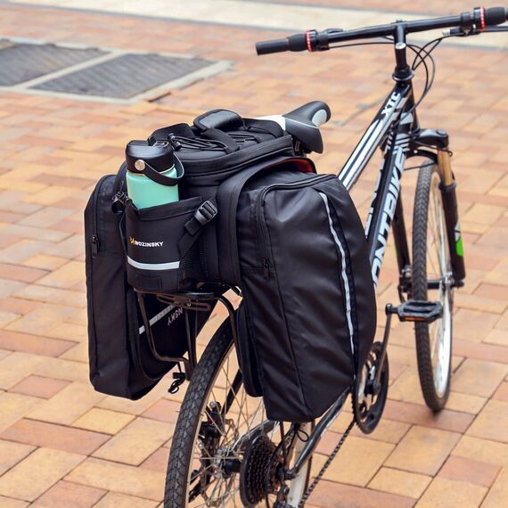 Wozinsky roomy bike carrier bag 35L (rain cover included) black (WBB19BK) - Smartphone Holders - Smartphones - Techbox