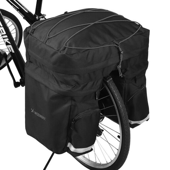 Wozinsky spacious bike bag 60 l for the trunk (rain cover included) black (WBB13BK) - Smartphone Holders - Smartphones - Techbox