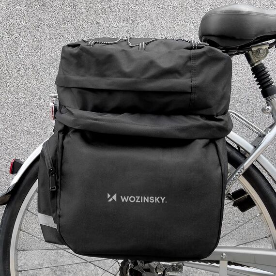 Wozinsky spacious bike bag 60 l for the trunk (rain cover included) black (WBB13BK) - Smartphone Holders - Smartphones - Techbox