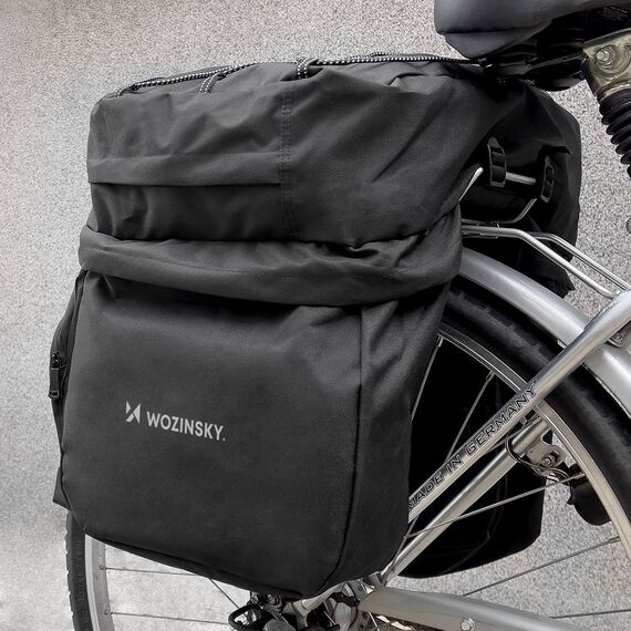 Wozinsky spacious bike bag 60 l for the trunk (rain cover included) black (WBB13BK) - Smartphone Holders - Smartphones - Techbox