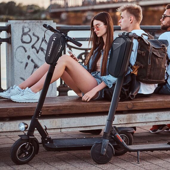 Wozinsky Waterproof Scooter Handlebar Bag 2L Black (WSB3BK) | Techbox
