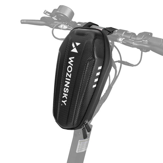 Wozinsky Waterproof Scooter Handlebar Bag 2L Black (WSB3BK) | Techbox