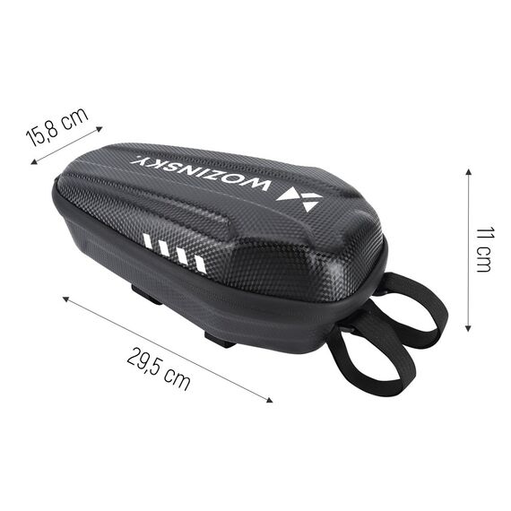 Wozinsky waterproof scooter handlebar bag 3l handlebar bag black (WSB4BK) | Techbox