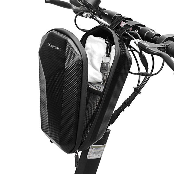 Wozinsky waterproof scooter handlebar bag 4l handlebar bag black (WSB2BK) | Techbox