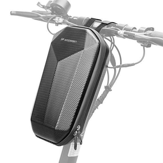 Wozinsky waterproof scooter handlebar bag 4l handlebar bag black (WSB2BK) | Techbox