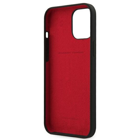 Ferrari FESSIHCP12LBK iPhone 12 Pro Max 6,7" czarny/black hardcase On Track Silicone - Apple Cases - Cases - Techbox