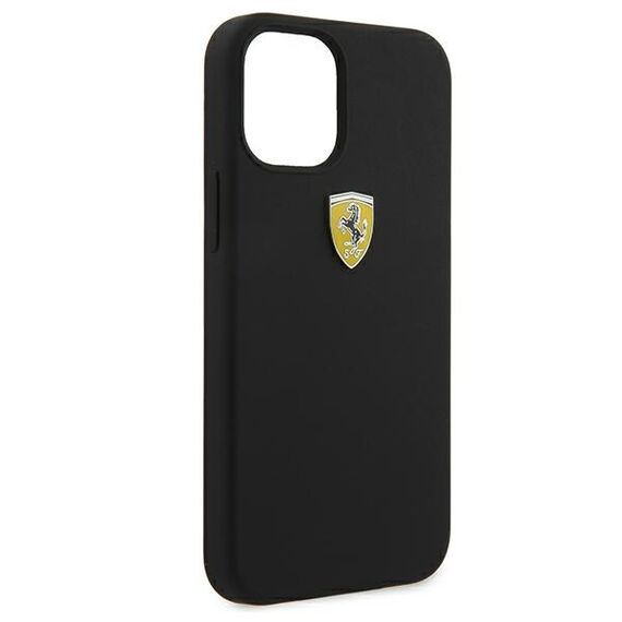 Ferrari FESSIHCP12SBK iPhone 12 mini 5.4" black/black hardcase On Track Silicone | Techbox
