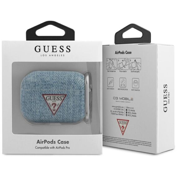 Guess GUACAPTPUJULLB AirPods Pro cover niebieski/light blue Jeans Collection - Smartphone Accessories - Cables & Accessories - Techbox