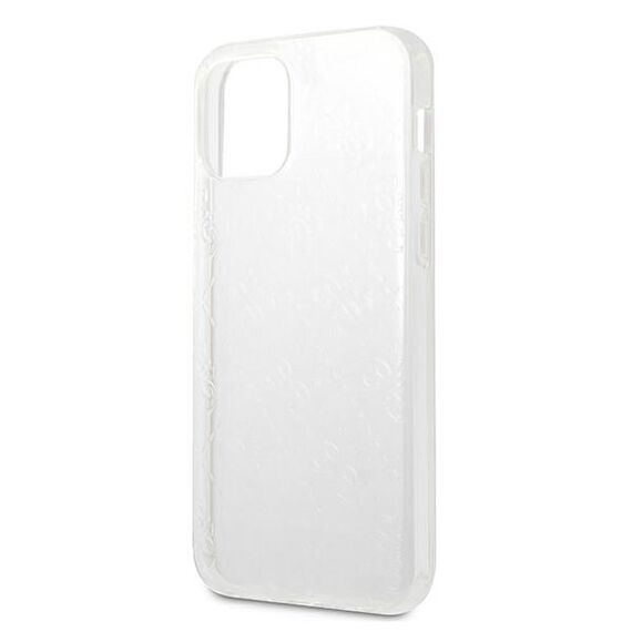 Guess GUHCP12L3D4GTR iPhone 12 Pro Max 6.7" transparent hardcase 4G 3D Pattern Collection | Techbox