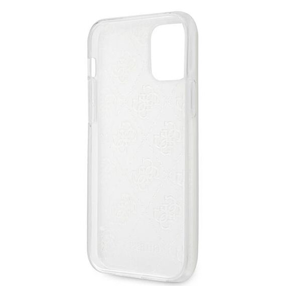 Guess GUHCP12L3D4GTR iPhone 12 Pro Max 6.7" transparent hardcase 4G 3D Pattern Collection | Techbox