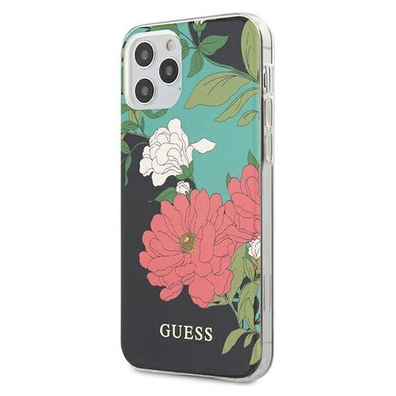 Guess GUHCP12LIMLFL01 iPhone 12 Pro Max 6.7" black/black N°1 Flower Collection | Techbox