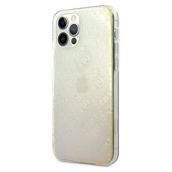 Guess GUHCP12M3D4GIRBL iPhone 12/12 Pro 6.1" iridescent/iridescent hardcase 4G 3D Pattern Collection | Techbox
