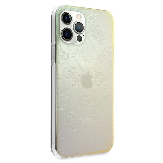Guess GUHCP12M3D4GIRBL iPhone 12/12 Pro 6.1" iridescent/iridescent hardcase 4G 3D Pattern Collection | Techbox