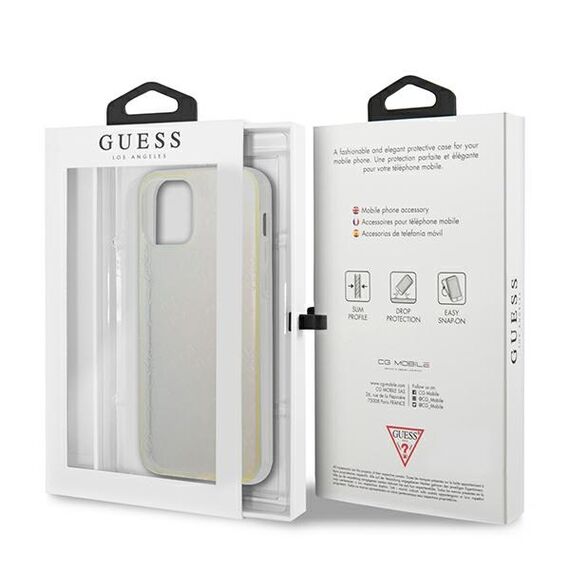 Guess GUHCP12M3D4GIRBL iPhone 12/12 Pro 6.1" iridescent/iridescent hardcase 4G 3D Pattern Collection | Techbox