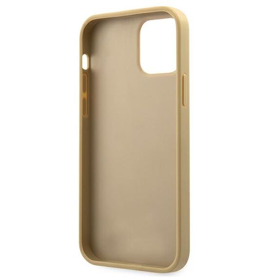 Guess GUHCP12SPUVQTMLBE iPhone 12 mini 5,4" zÅ‚oty/gold hardcase V-Quilted Collection - Apple Cases - Cases - Techbox