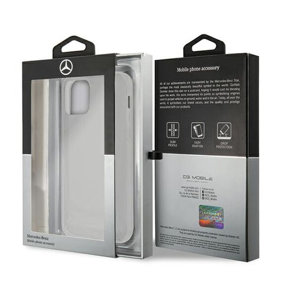 Mercedes MEHCP12LARCT iPhone 12 Pro Max 6,7" clear hardcase Transparent Line | Techbox