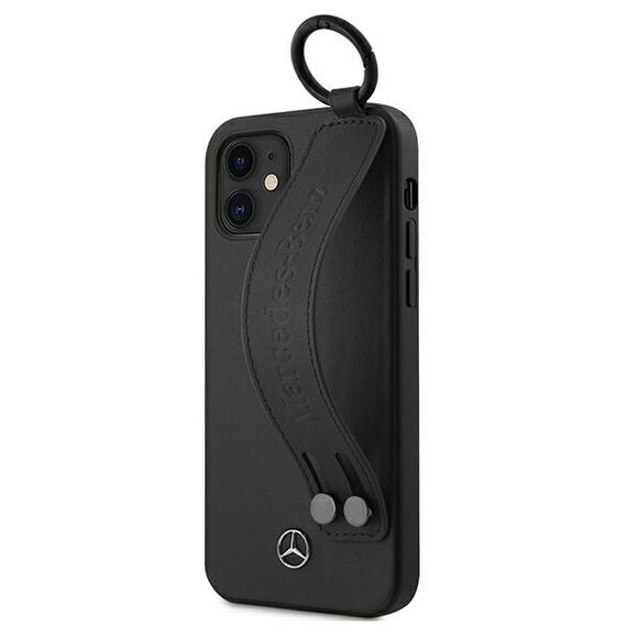 Mercedes MEHCP12SLSSBK iPhone 12 mini 5,4" czarny/black hardcase Strap Line | Techbox