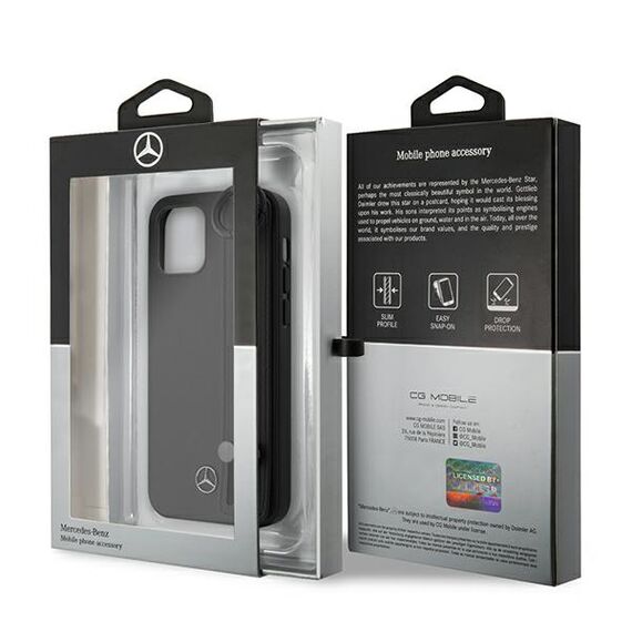 Mercedes MEHCP12SLSSBK iPhone 12 mini 5,4" czarny/black hardcase Strap Line | Techbox