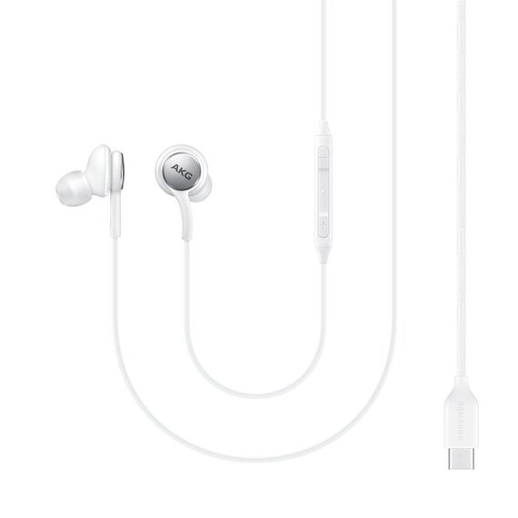 Samsung AKG wired in-ear headphones USB-C white (EO-IC100BWEGEU) | Techbox
