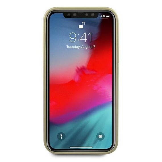 Guess GUHCP12LIGLGO iPhone 12 Pro Max 6.7" gold/gold hardcase Iridescent | Techbox