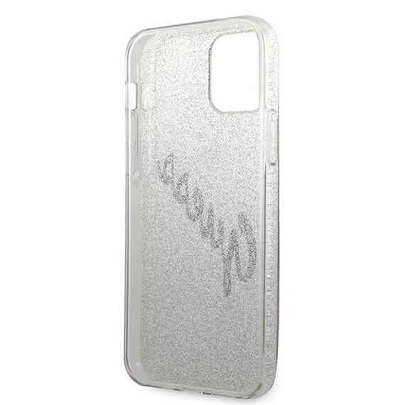 Guess GUHCP12LPCUGLSGO iPhone 12 Pro Max 6.7" gold/gold hardcase Glitter Gradient Script | Techbox