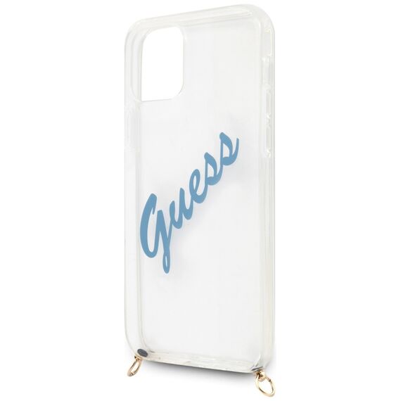 Guess GUHCP12MCRTVSBL iPhone 12/12 Pro 6.1" blue/blue hardcase Script Vintage | Techbox