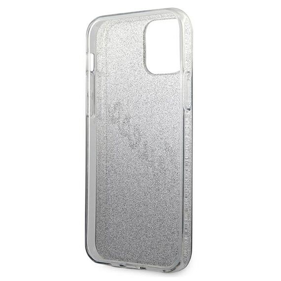 Guess GUHCP12MPCUGLSBK iPhone 12/12 Pro 6,1" czarny/black hardcase Glitter Gradient Script - Apple Cases - Cases - Techbox